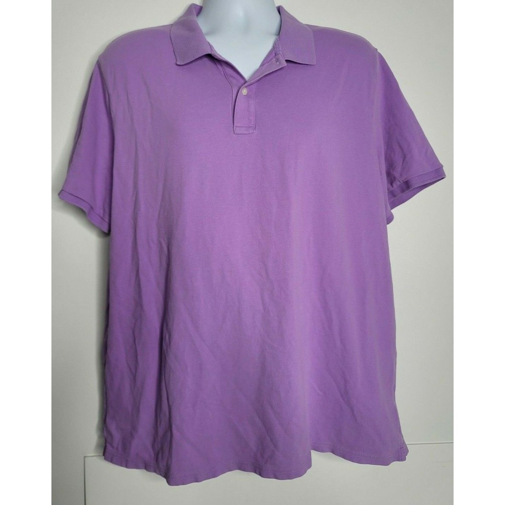 Vineyard Vines Men Purple Short Sleeve Golf Polo Shirt Size XL‎